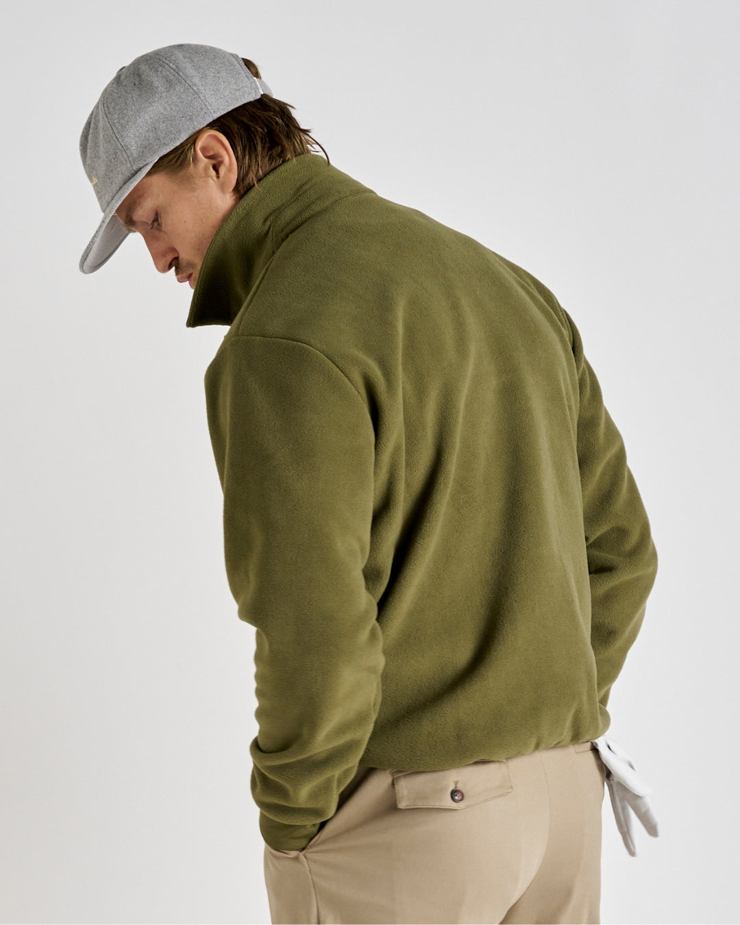 Q-zip Fleece Sweatshirt - Ivy Green