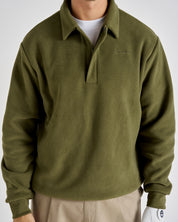 Q-zip Fleece Sweatshirt - Ivy Green