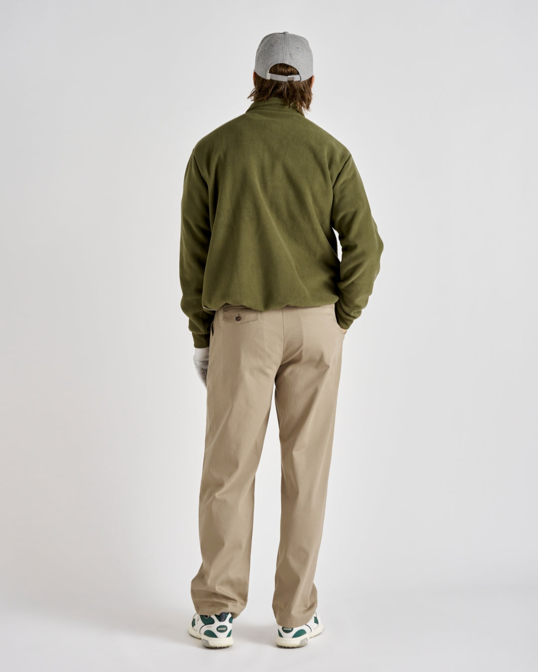 Q-zip Fleece Sweatshirt - Ivy Green