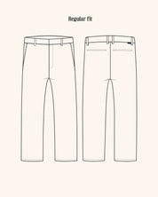 Lightweight Pants - Regular fit - Beige