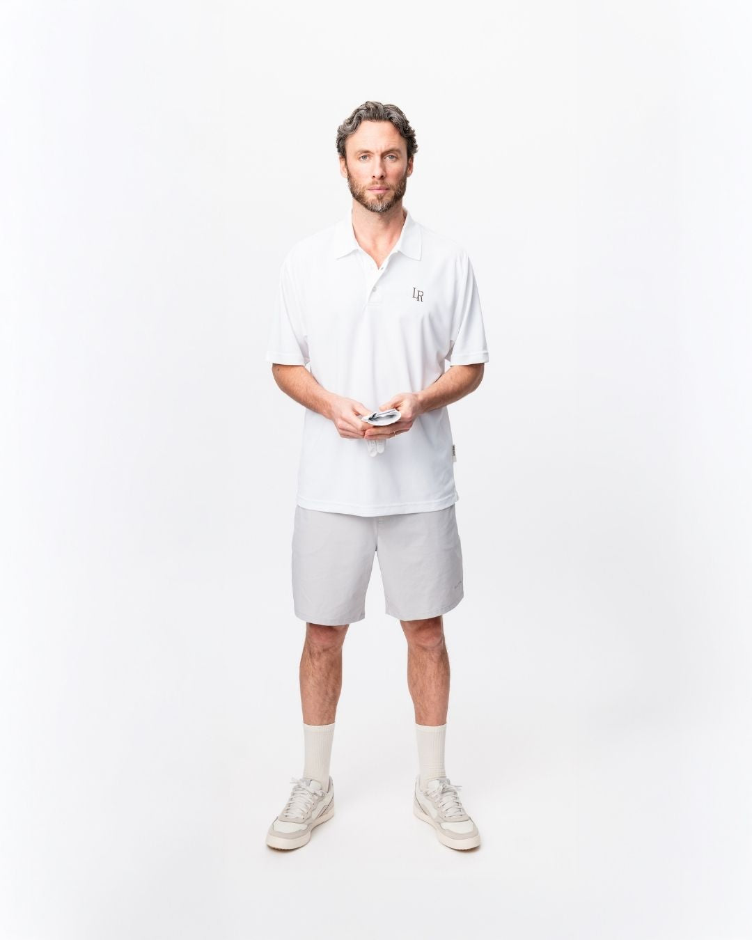 Tech Shorts - Light Grey-2