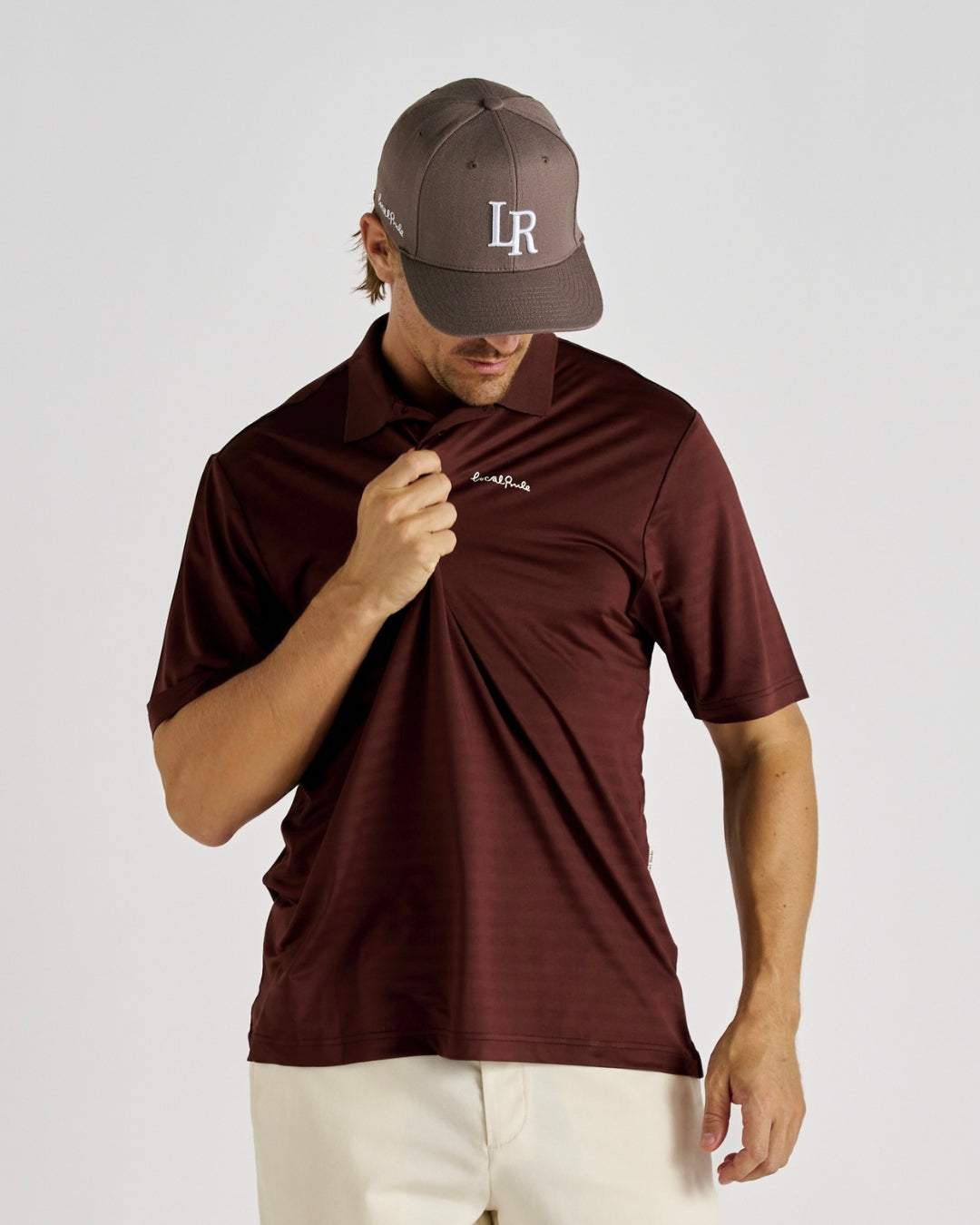 Lightweight Polo - Dark Red