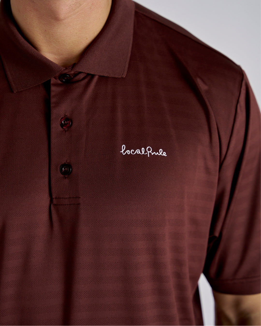 Lightweight Polo - Dark Red