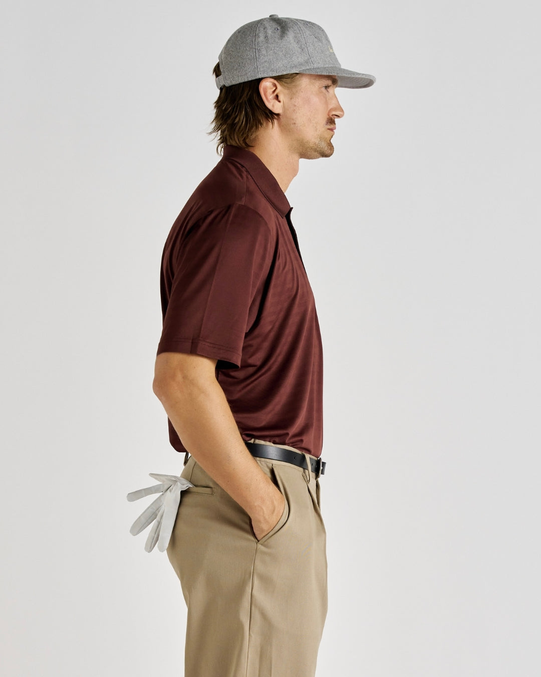 Lightweight Polo - Dark Red