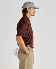 Lightweight Polo - Dark Red