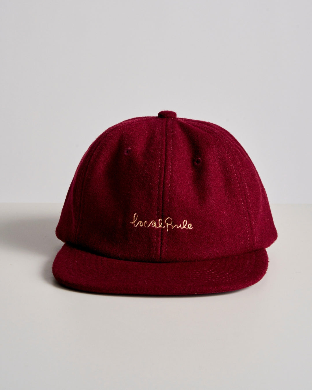 Wool Cap - Burgundy