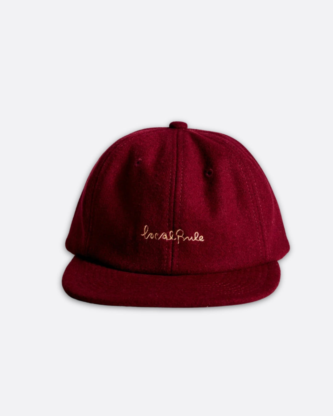 Wool Cap - Burgundy