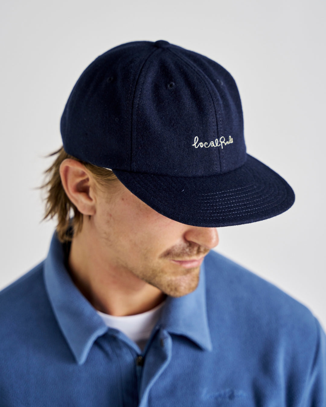 Wool Cap - Navy-2