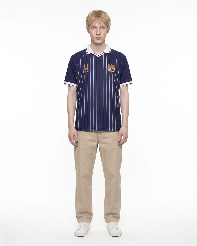 Football Jersey - Striped Navy