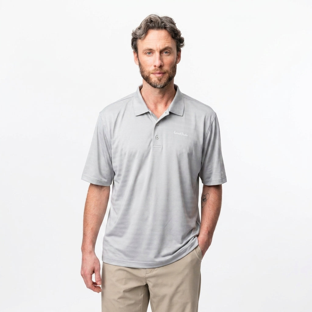 Lightweight Tech Polo - Gray-1