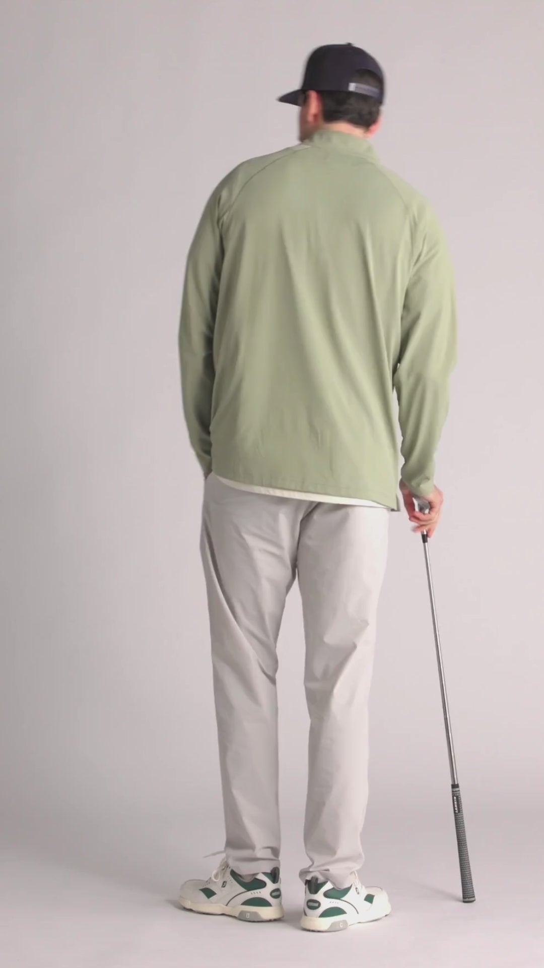 Midlayer Q-zip - Seagrass Green